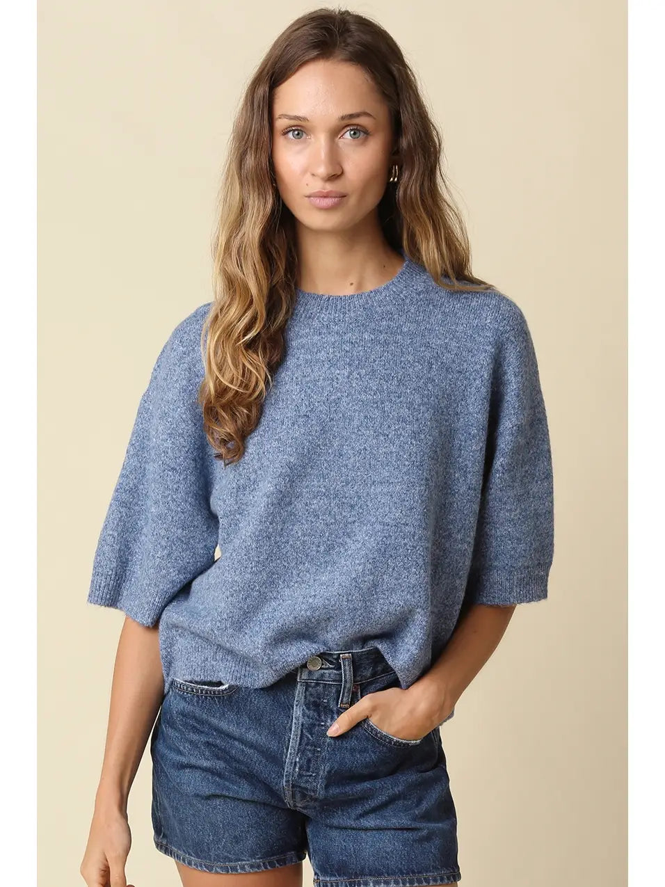 Parker Half-Sleeve Sweater