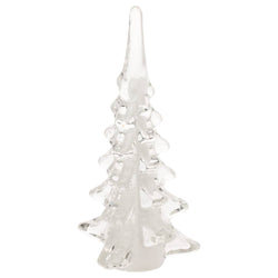 Glacier White Glass Tree, assorted sizes