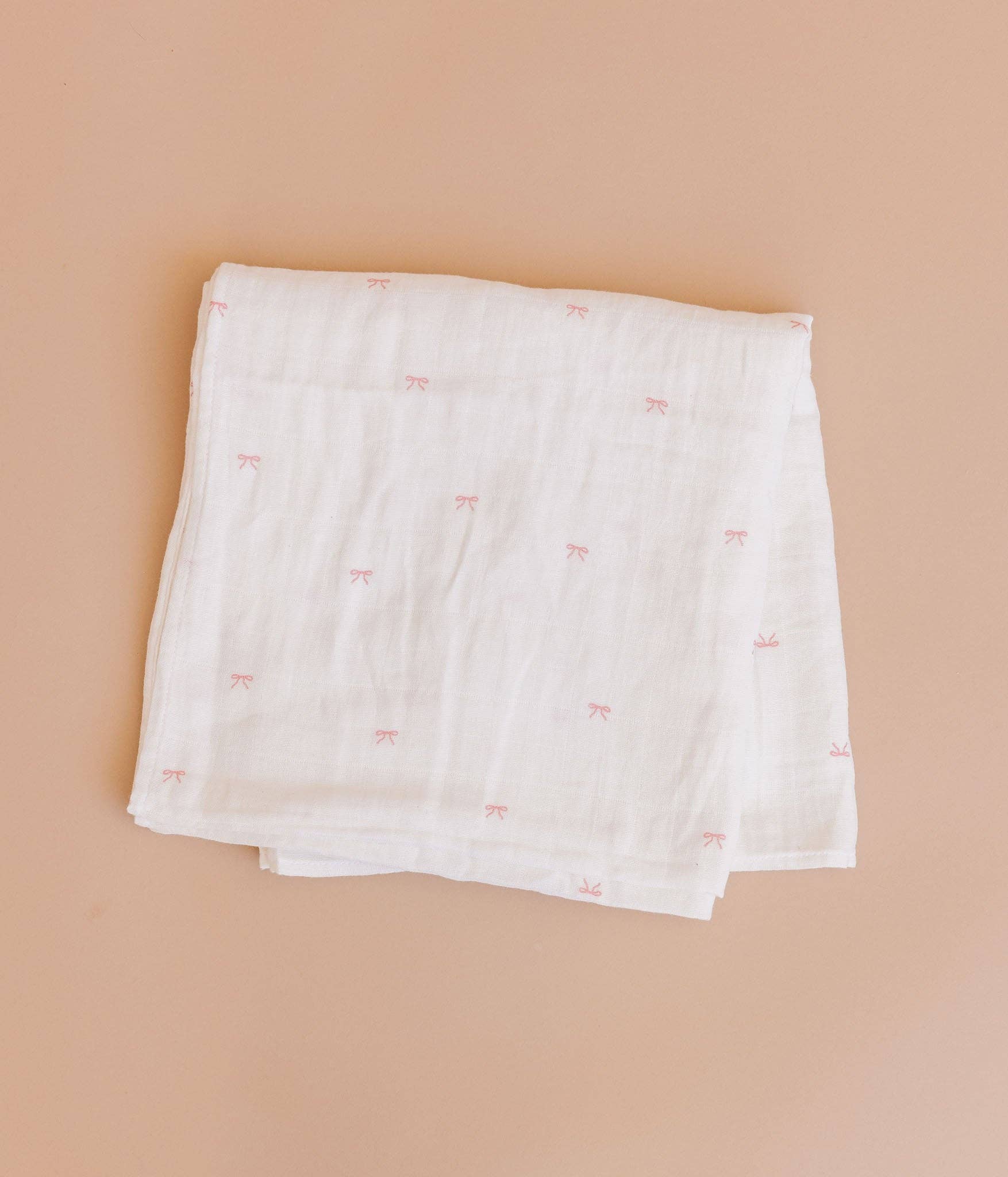 Pink Bow Swaddle