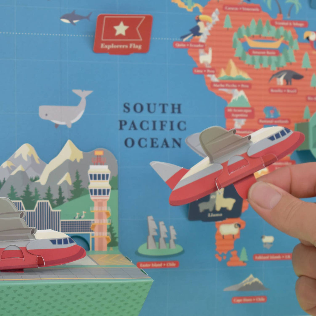 Create Your Own Giant World Map - Interactive map kit