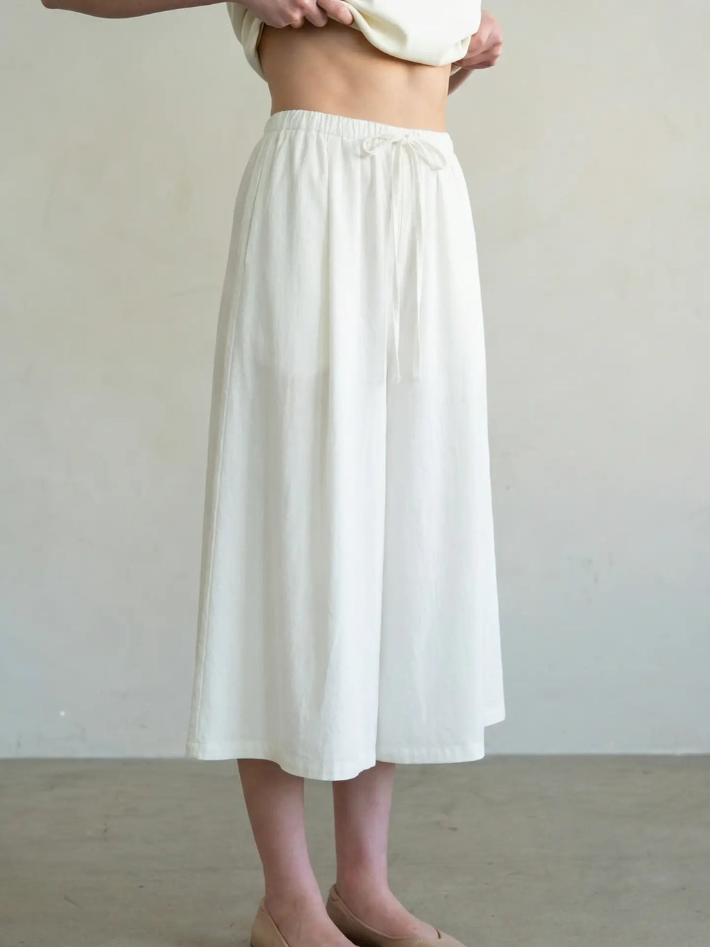 Soft Drape Culotte Pants