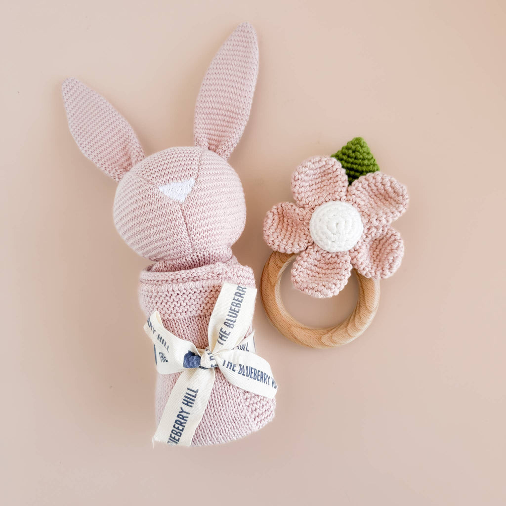 Pink Flower Teether