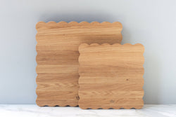 Square Scalloped Cutting Board