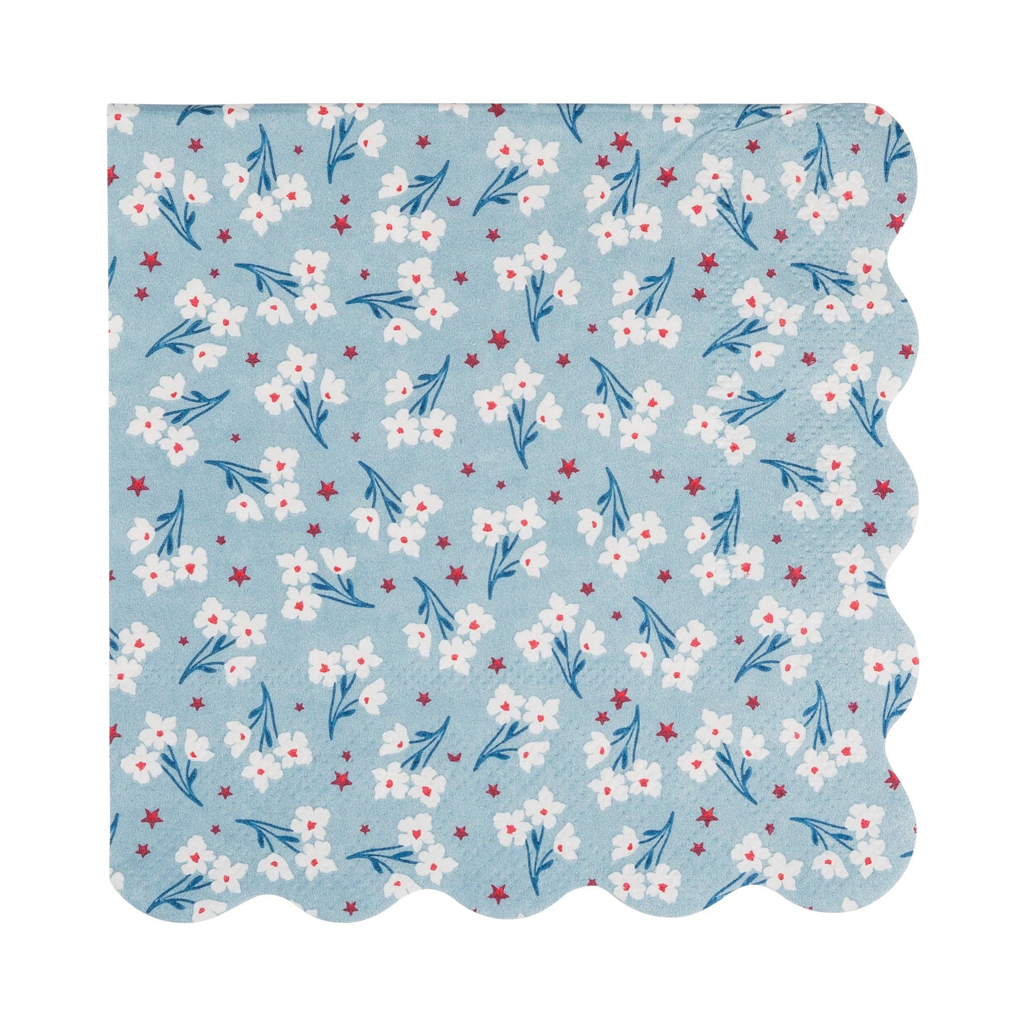 Assorted Floral Paper Cocktail Napkin Set