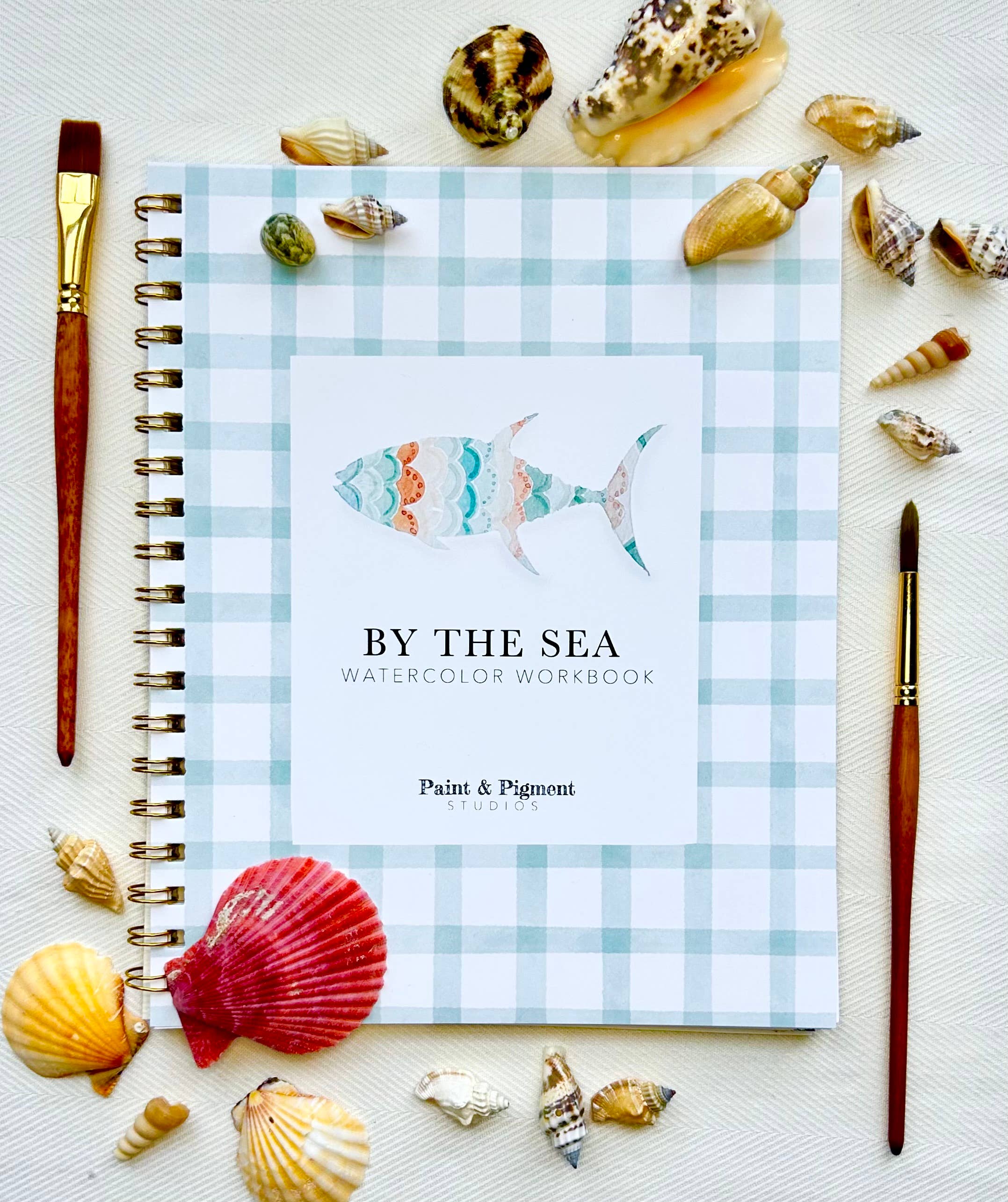 By The Sea Watercolor Workbook