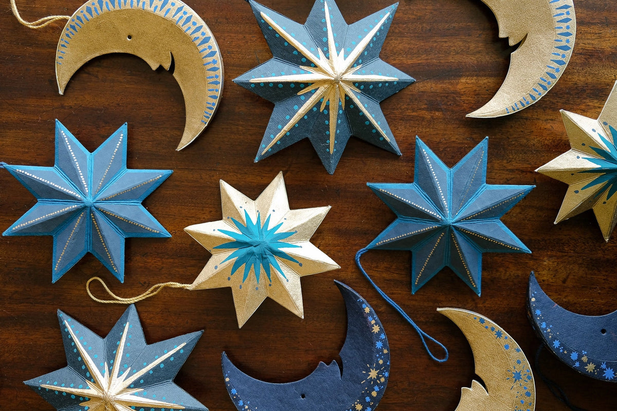 Twinkling Star Paper Ornament