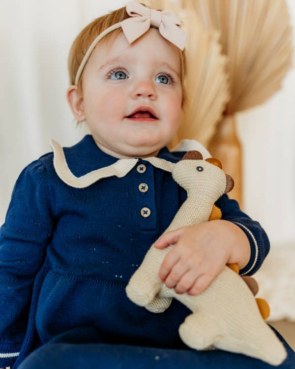 Adeline Ruffle Collar Baby Dress