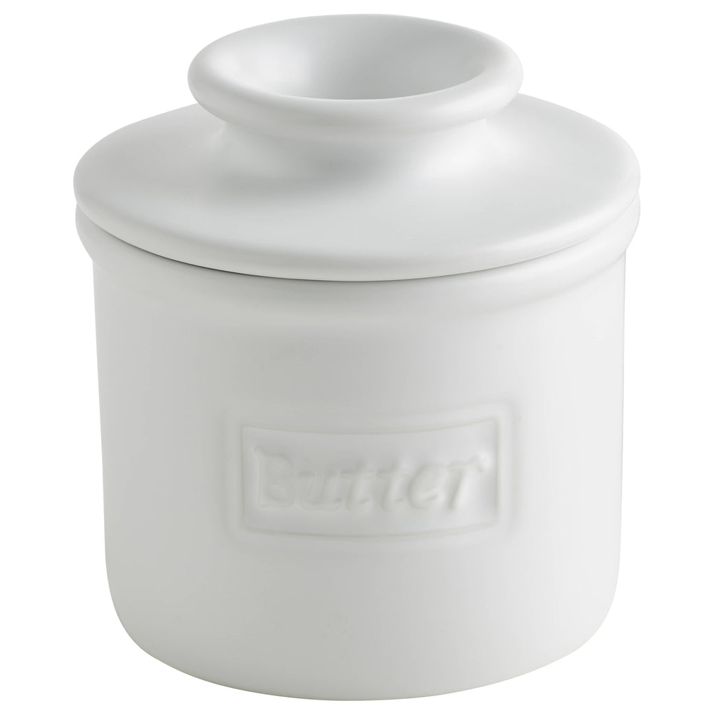 The Original Butter Bell® Crock - Cafe Matte White