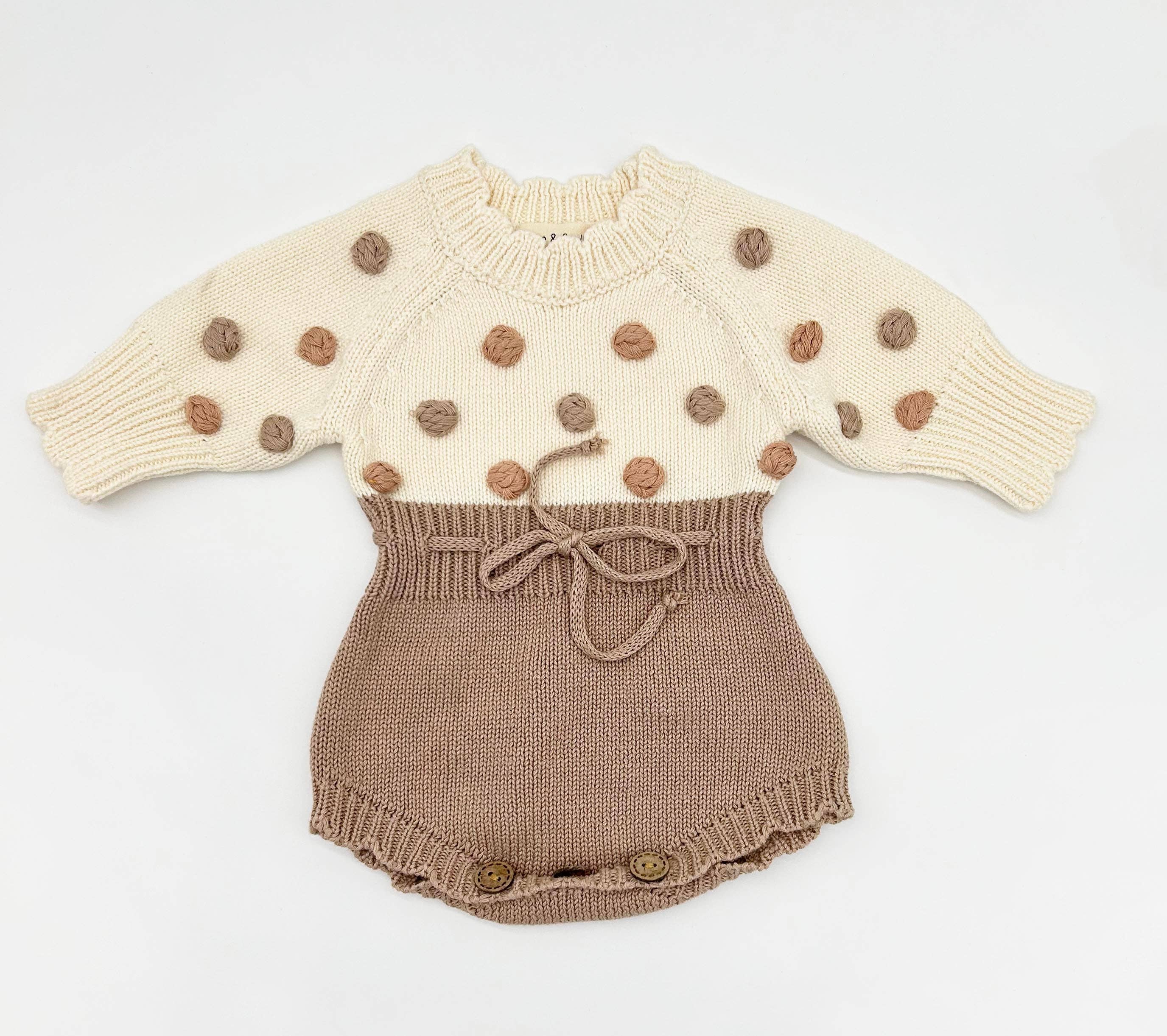 Lottie Dot Knit Romper