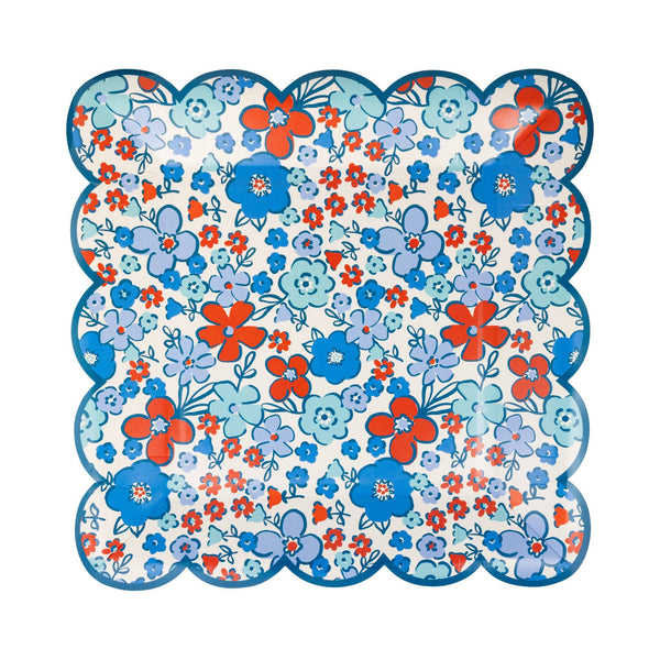 Floral Americana 9" Plate