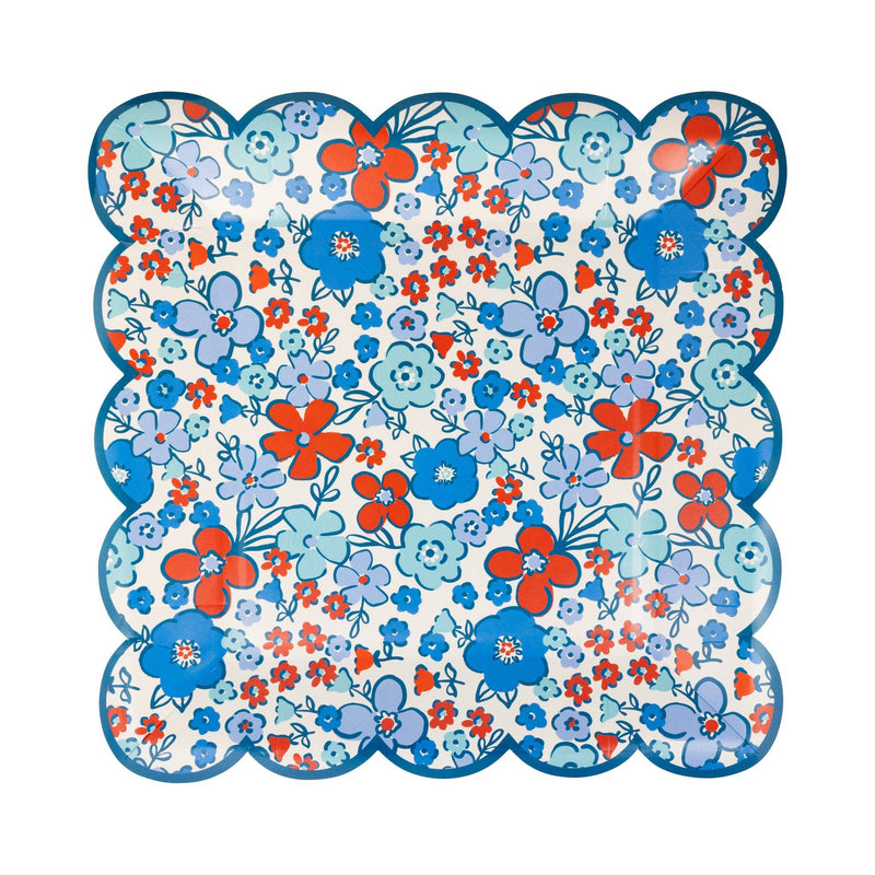 Floral Americana 9" Plate