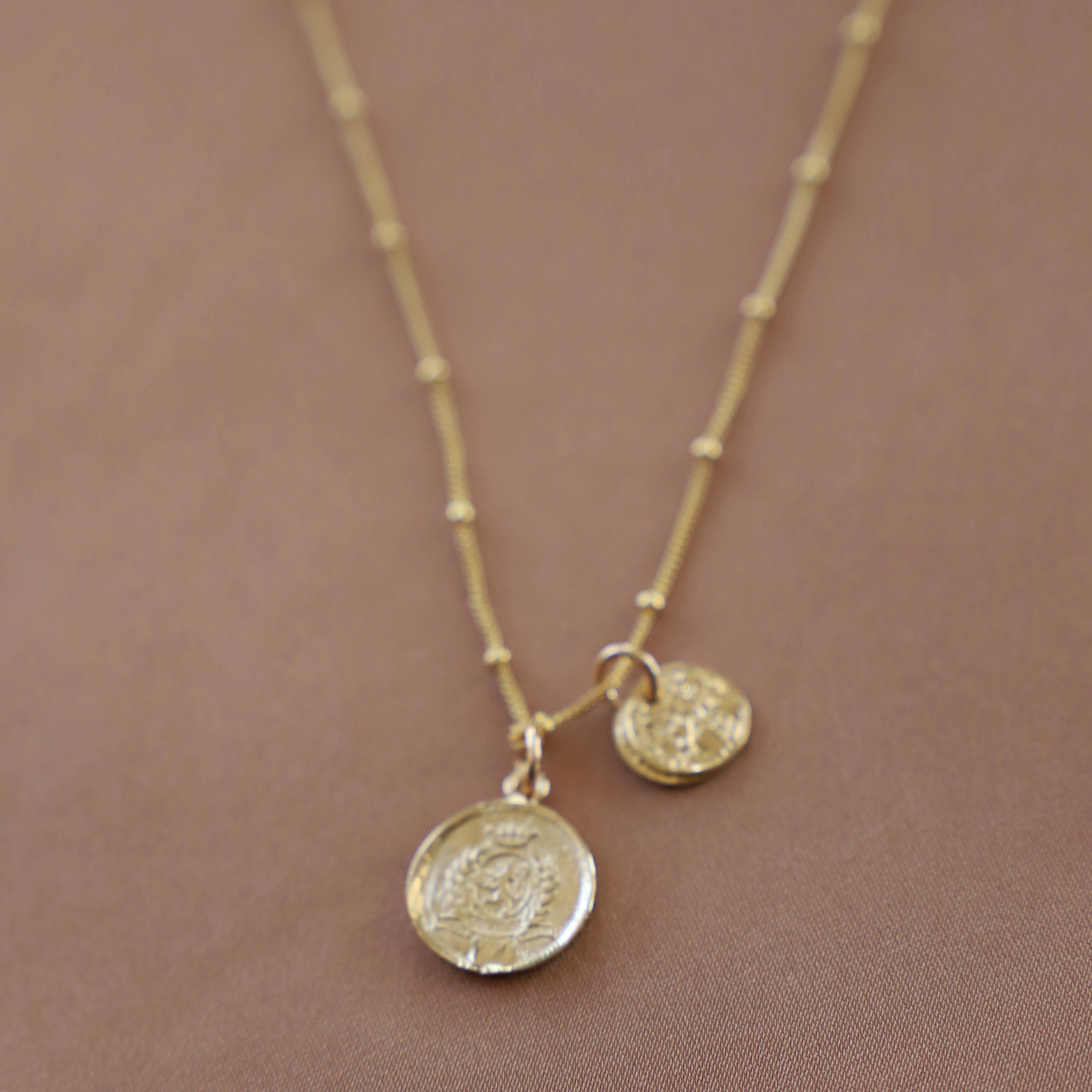 COIN CHARM NECKLACE