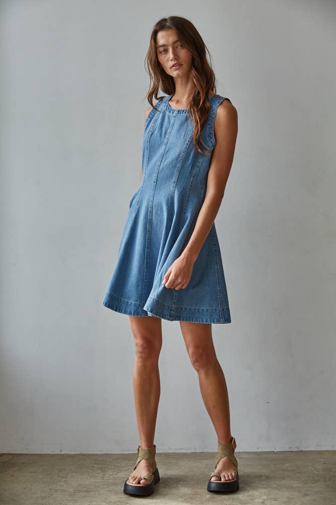 Lyocell Mini Dress