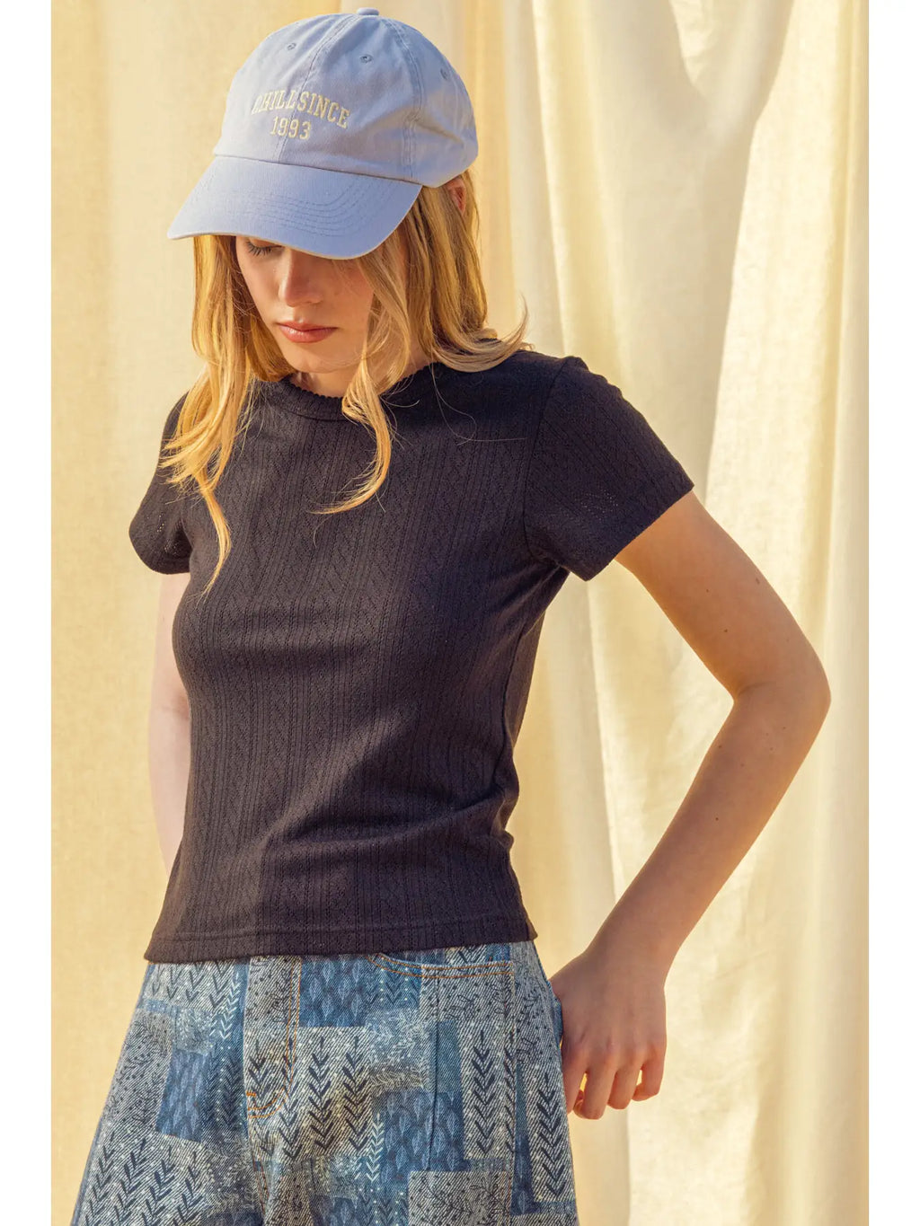 Pointelle Top