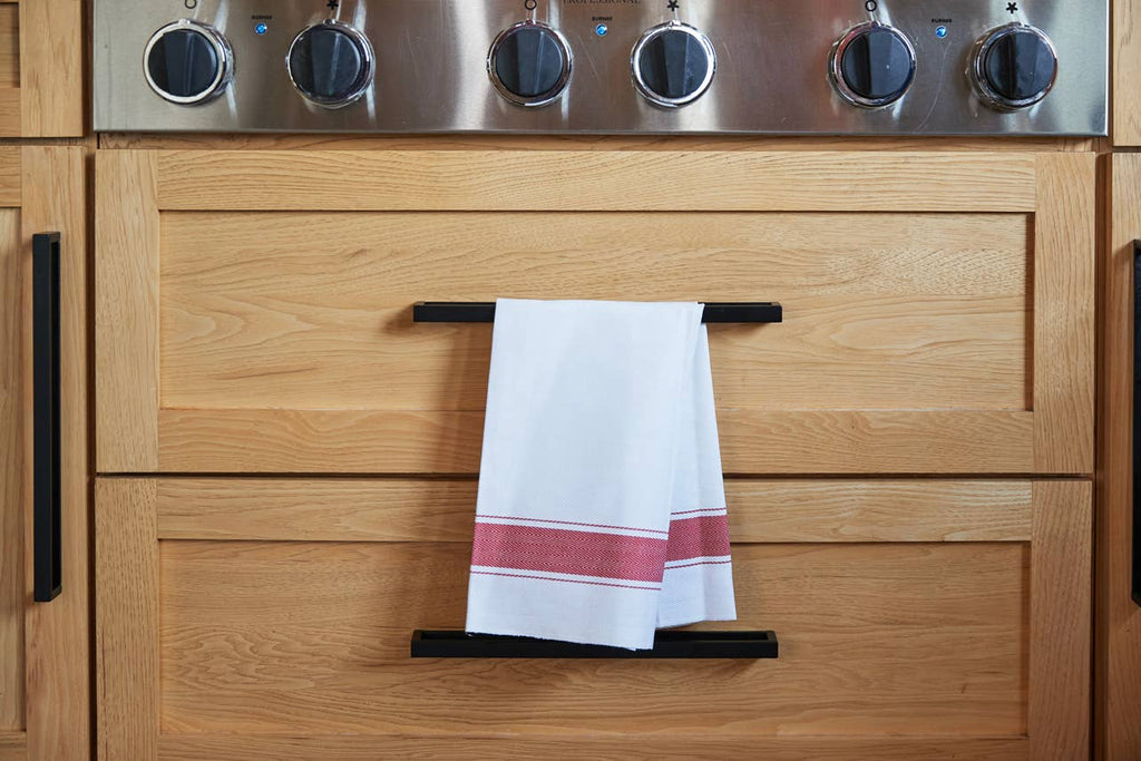 Herringbone Red Classic Italian Kitchen Towel