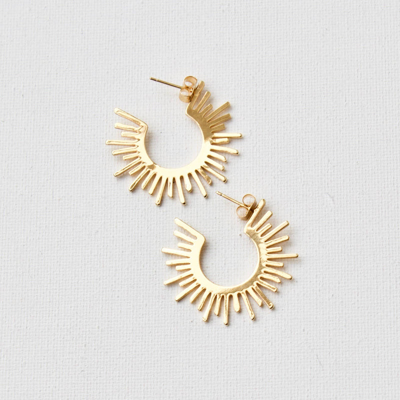 SUN SILHOUETTE HOOPS