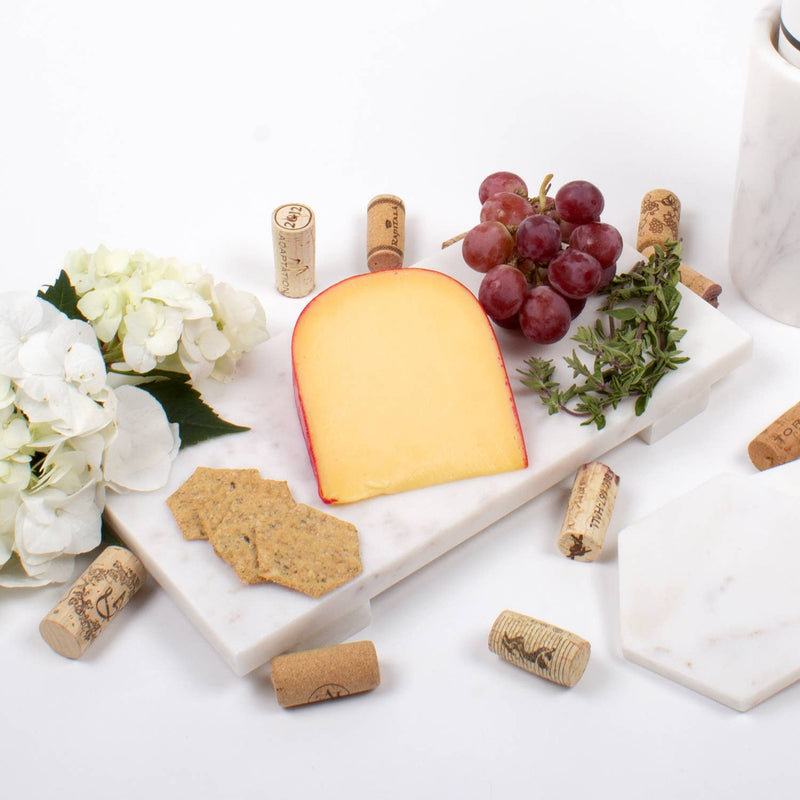 White Marble Cheese Board