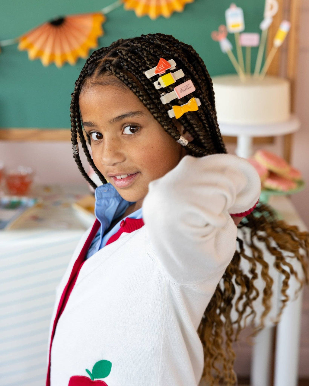 Back to School Resin Barrettes