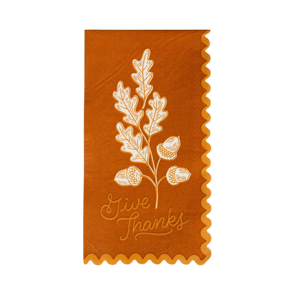 Acorns Give Thanks Dinner Napkin