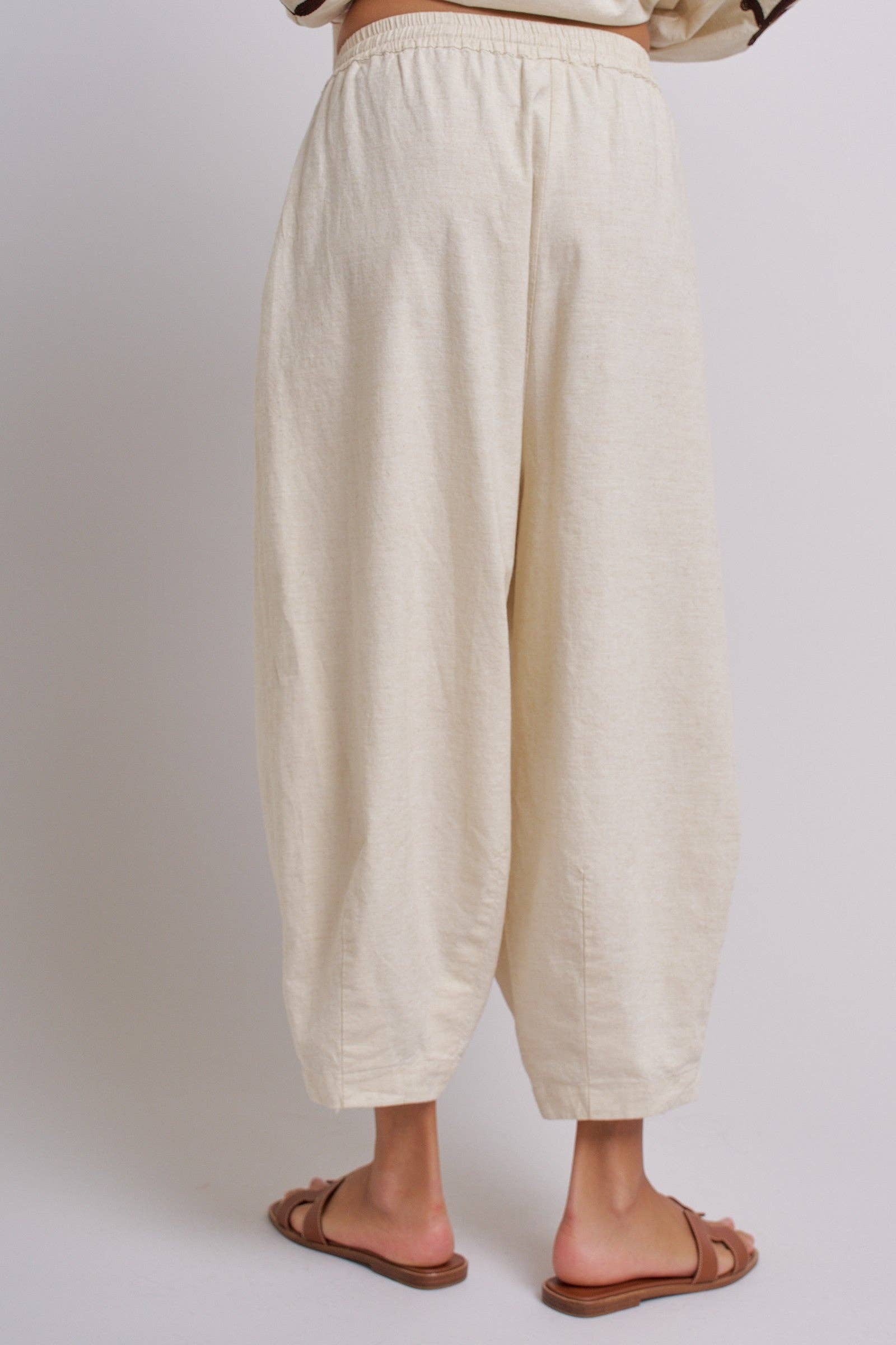 Drawstring Cocoon Pants