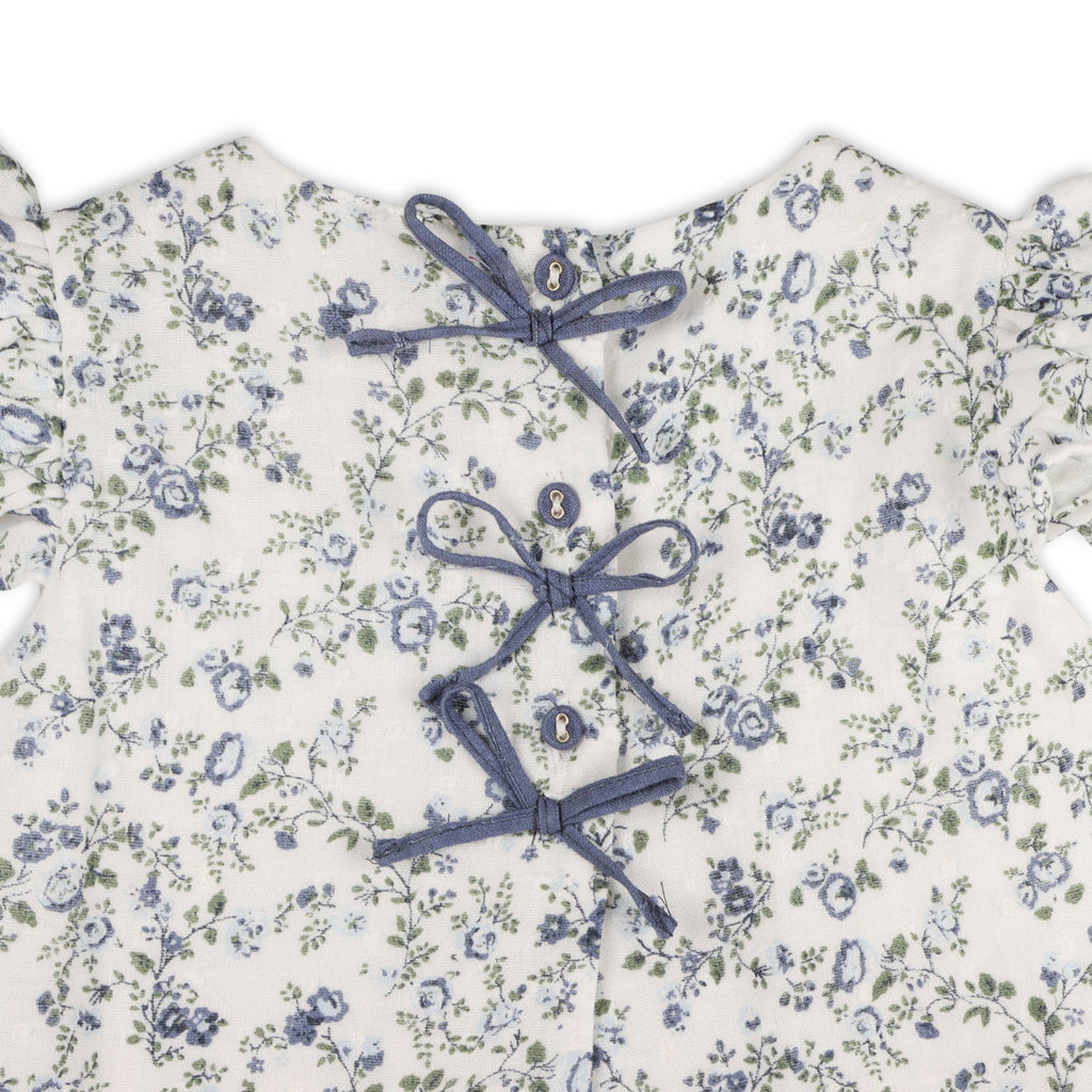 Celia Floral Baby Bow Blouse +Bloomer (Organic)