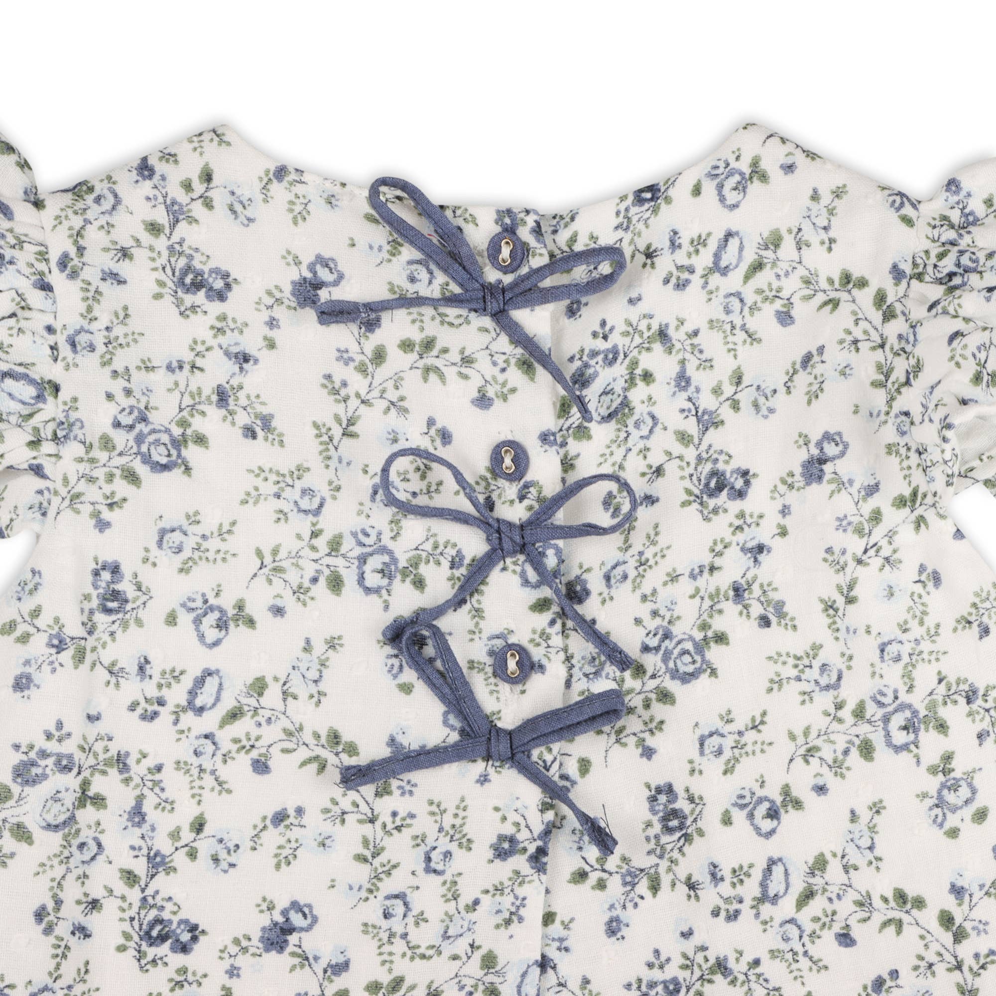 Celia Floral Baby Bow Blouse +Bloomer (Organic)