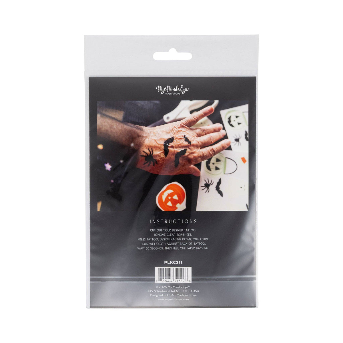 Halloween Glow in the Dark Temporary Tattoos