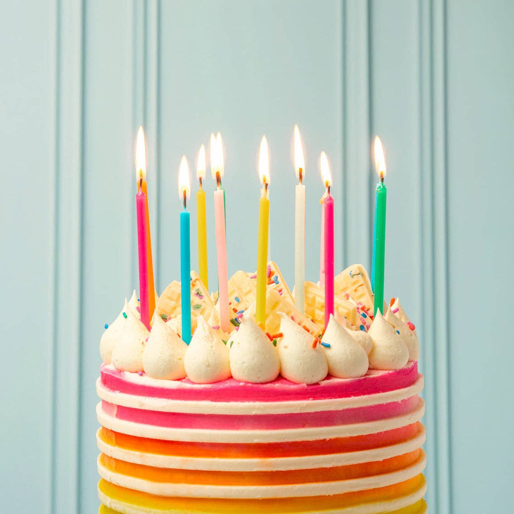 Rainbow Birthday Candles