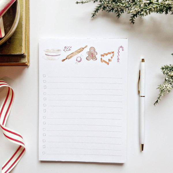 Christmas Checklist Notepad