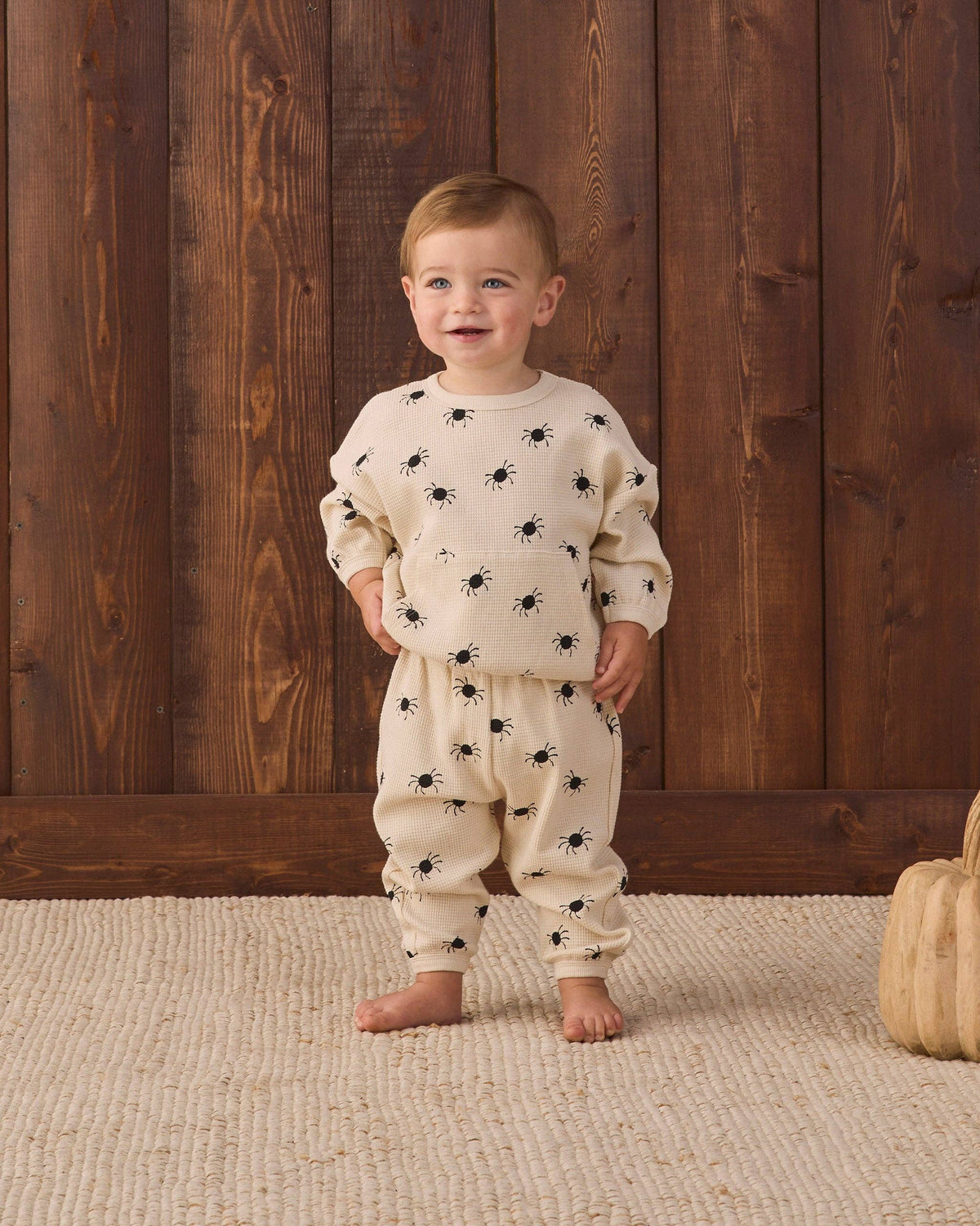 Bitsy Spider Waffle Slouch Set