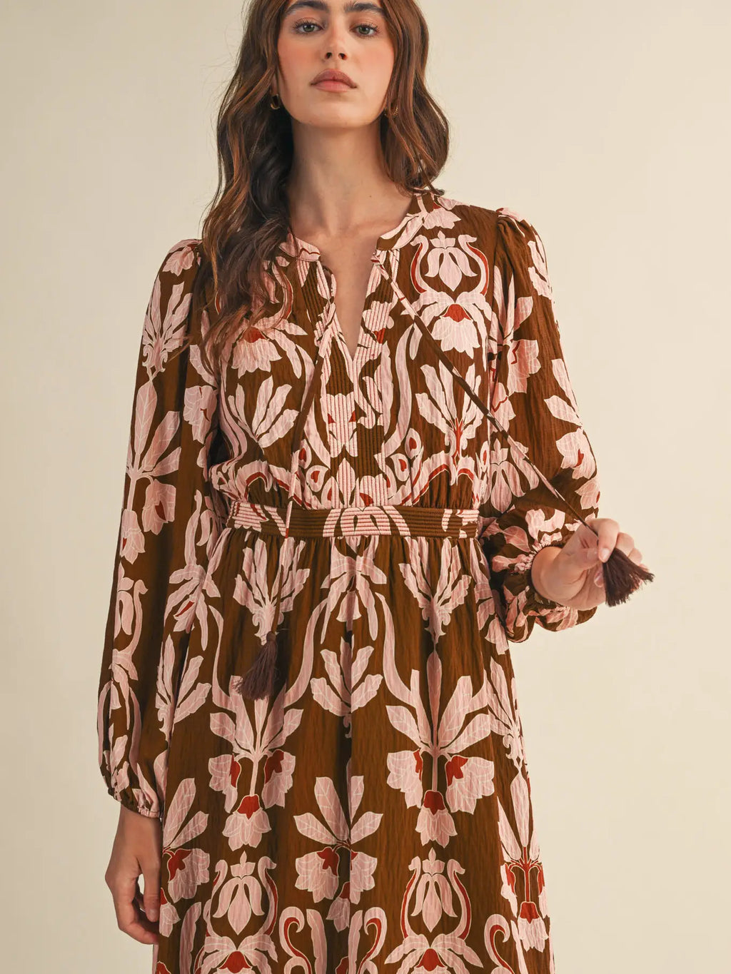 Floral Print Midi Dress