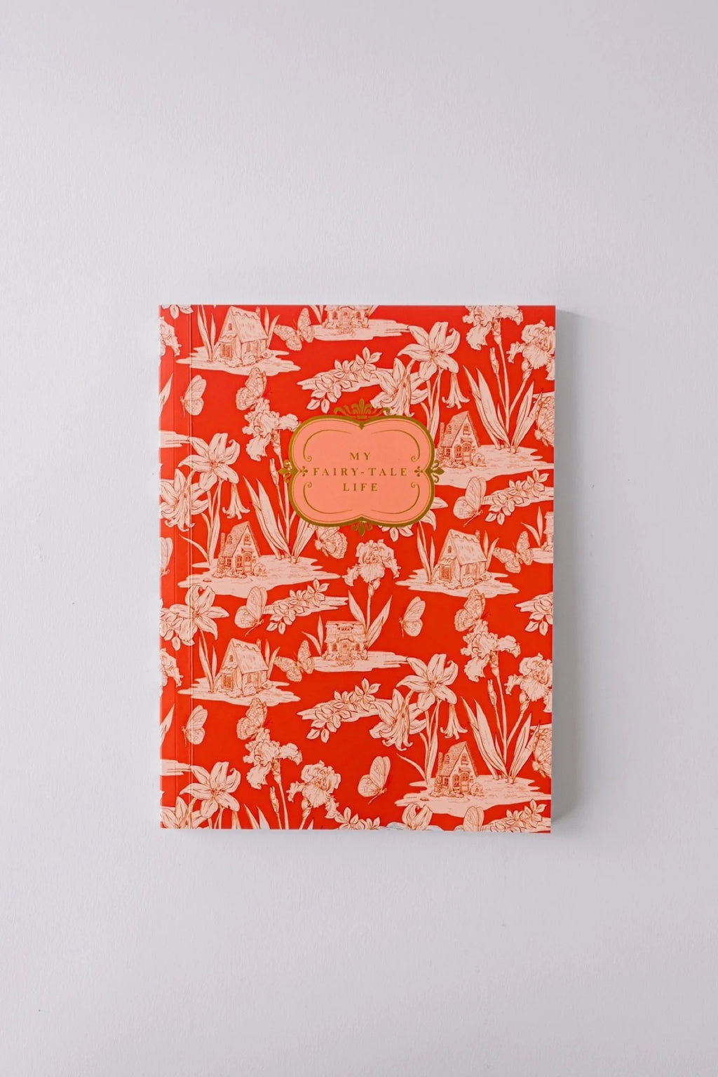 Fairy House Toile Softcover Notebook