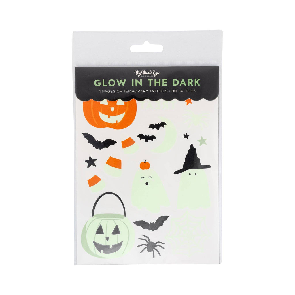 Halloween Glow in the Dark Temporary Tattoos
