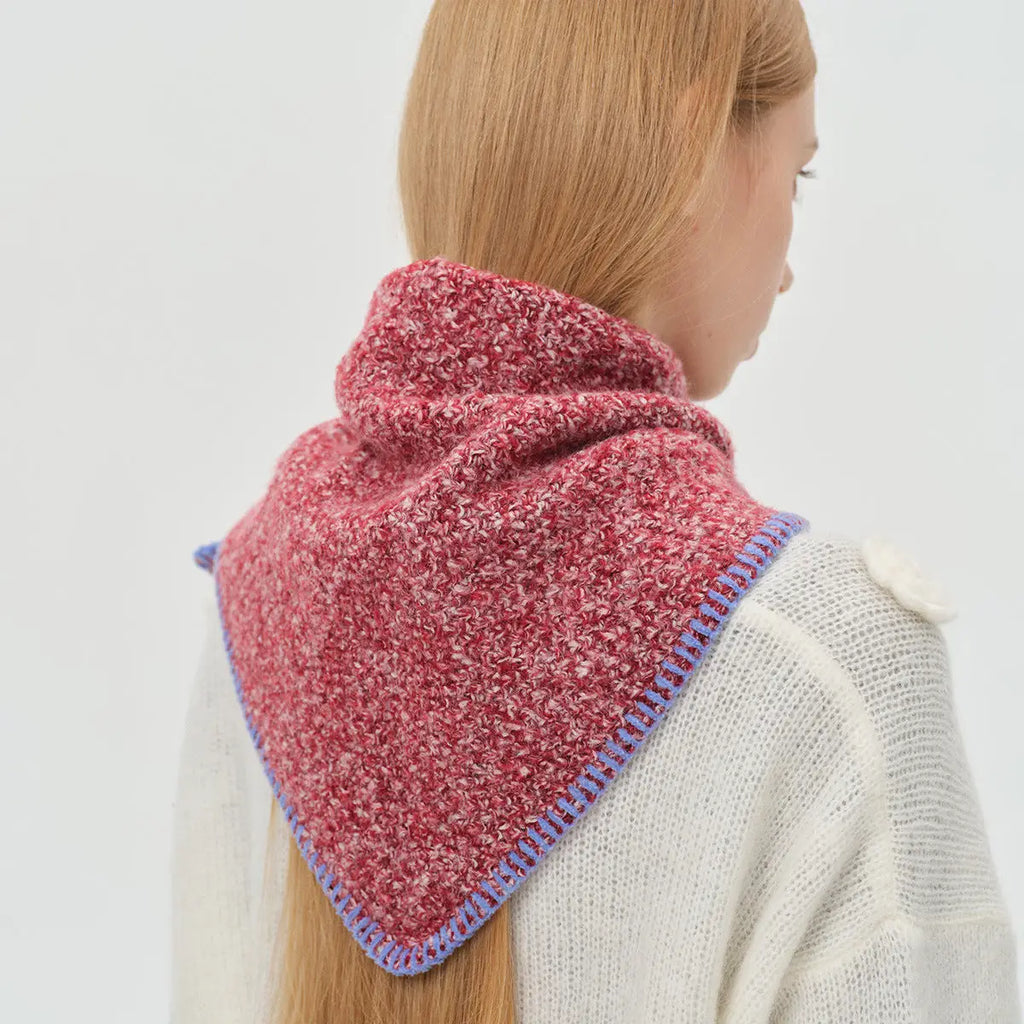 Wool Blend Triangle Scarf