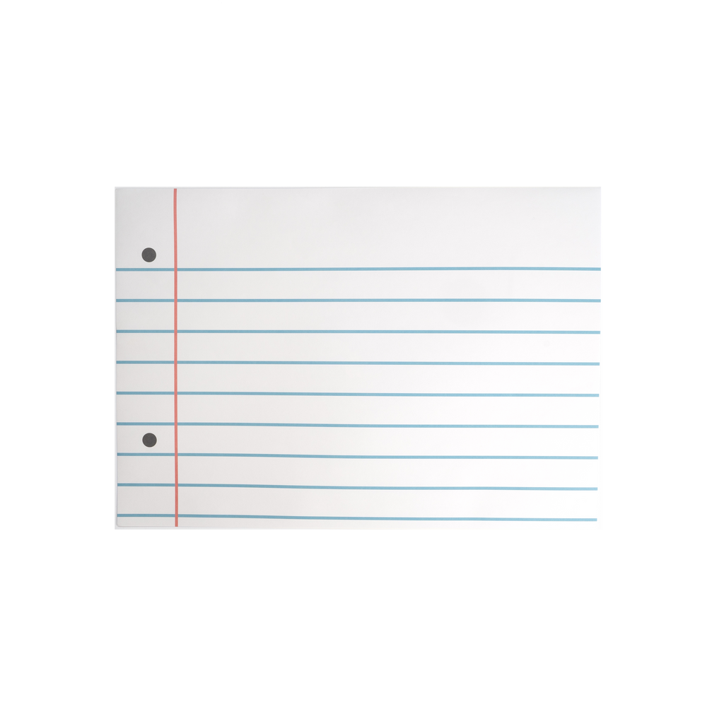 Loose Leaf Paper Placemats