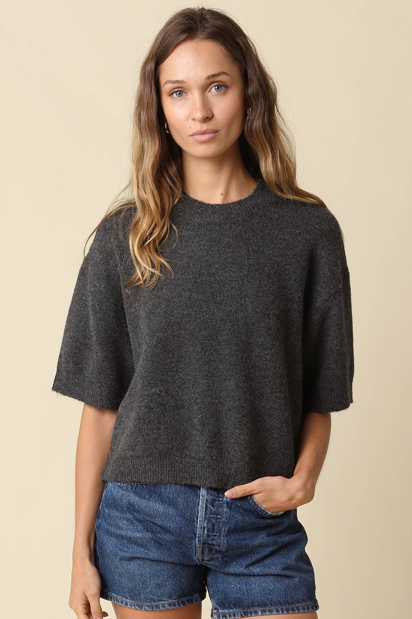 Parker Half-Sleeve Sweater
