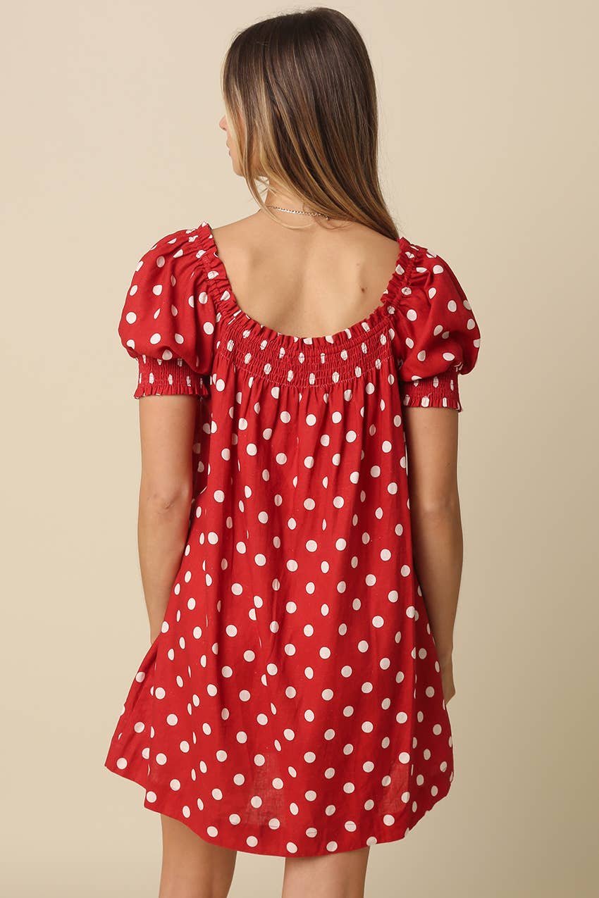 Ally Polka Dot Dress