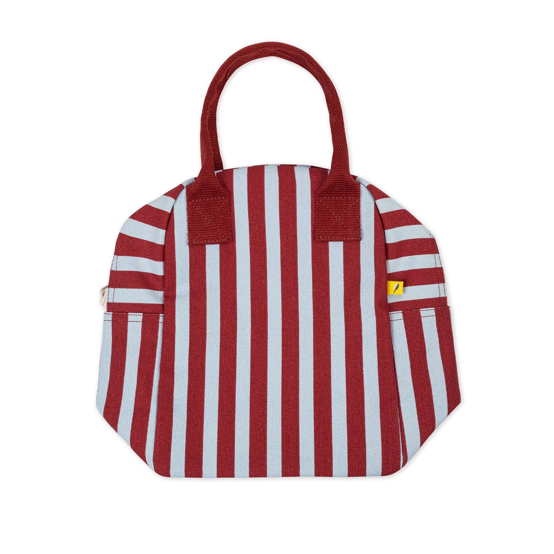 Awning Stripe Chili Pepper Zipper Lunch Bag