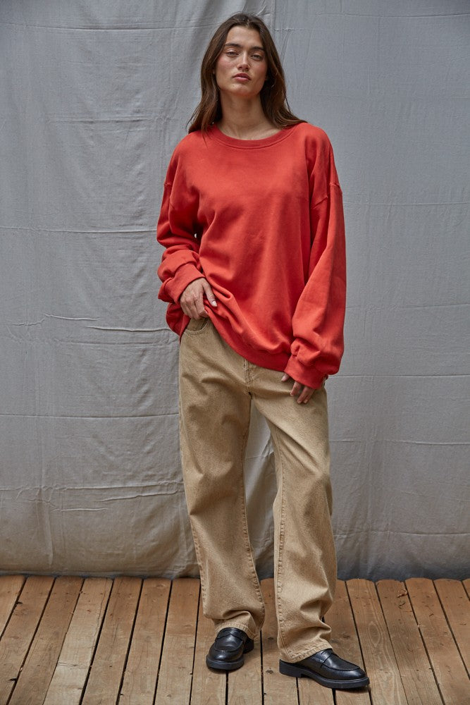 LA/NY Patchwork Pullover