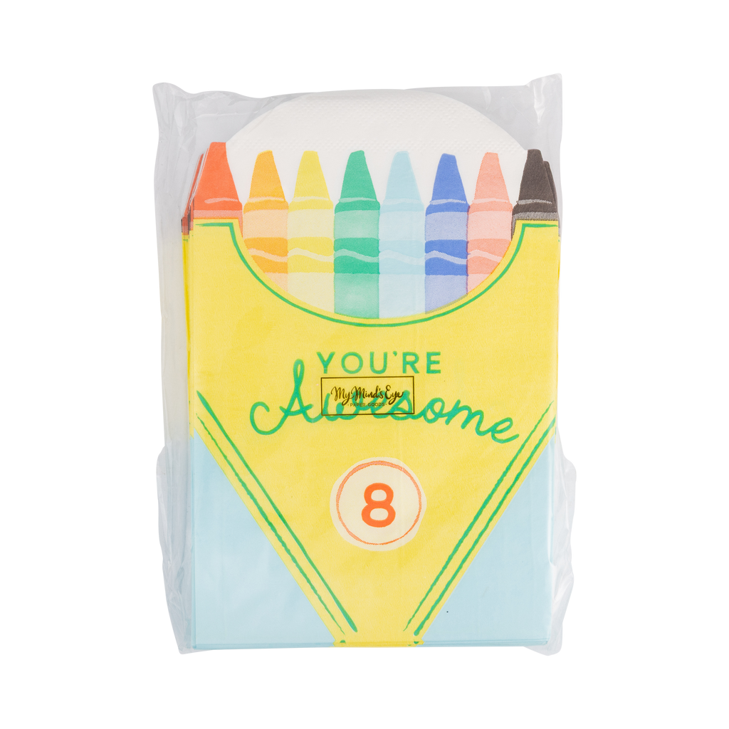 Crayon Box Shaped Dinner Napkins