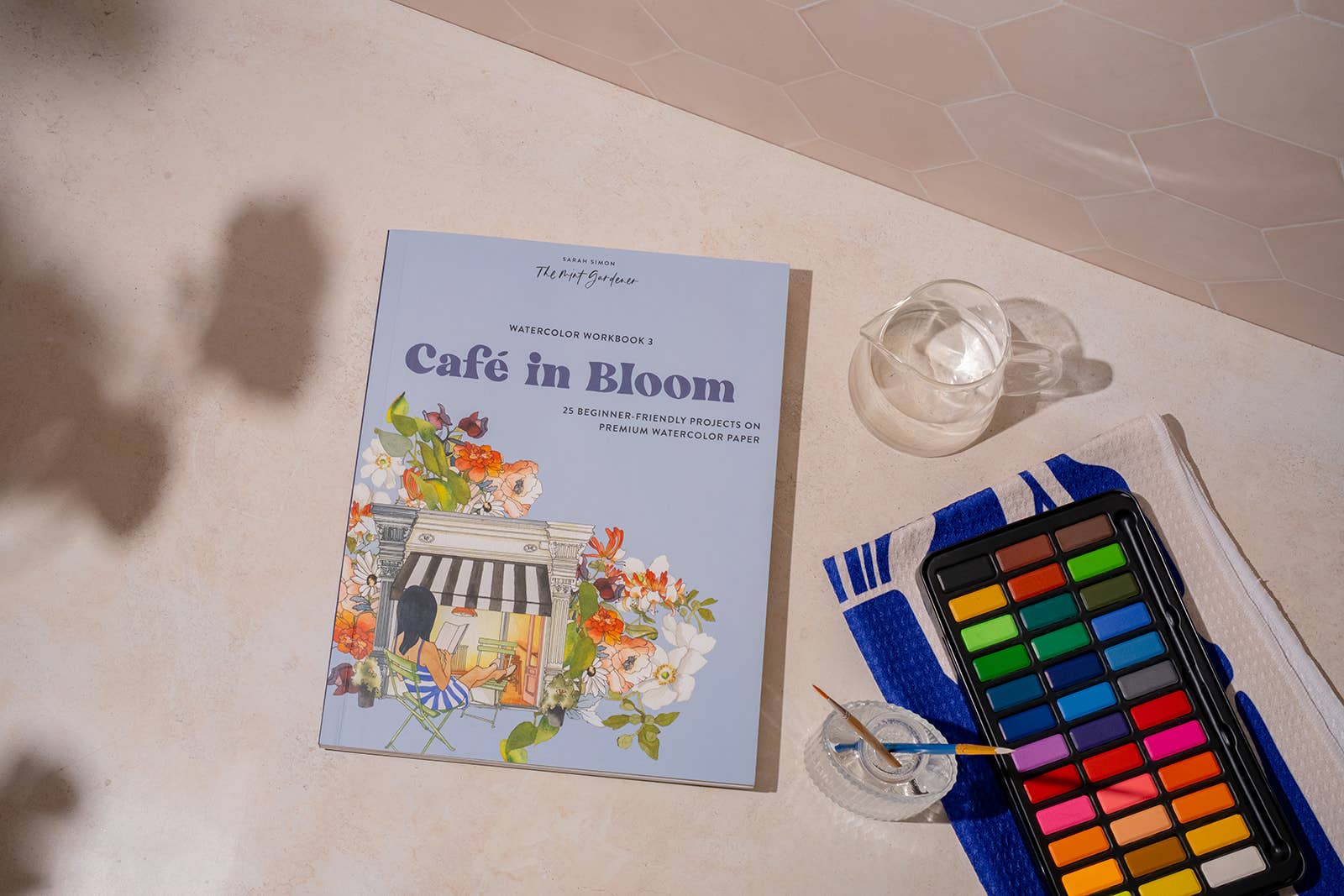 Watercolor Workbook 3: Café in Bloom (Spring)