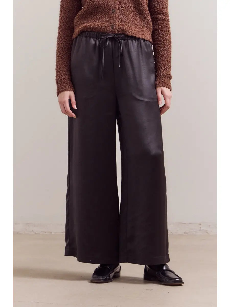 Wide Satin Pants