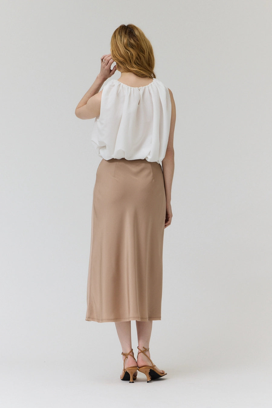 Satin Mermaid Fit Skirt
