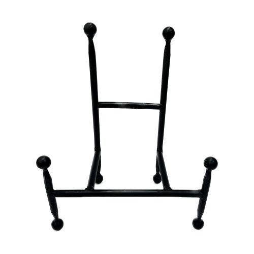 Small Black Iron Chair Easel