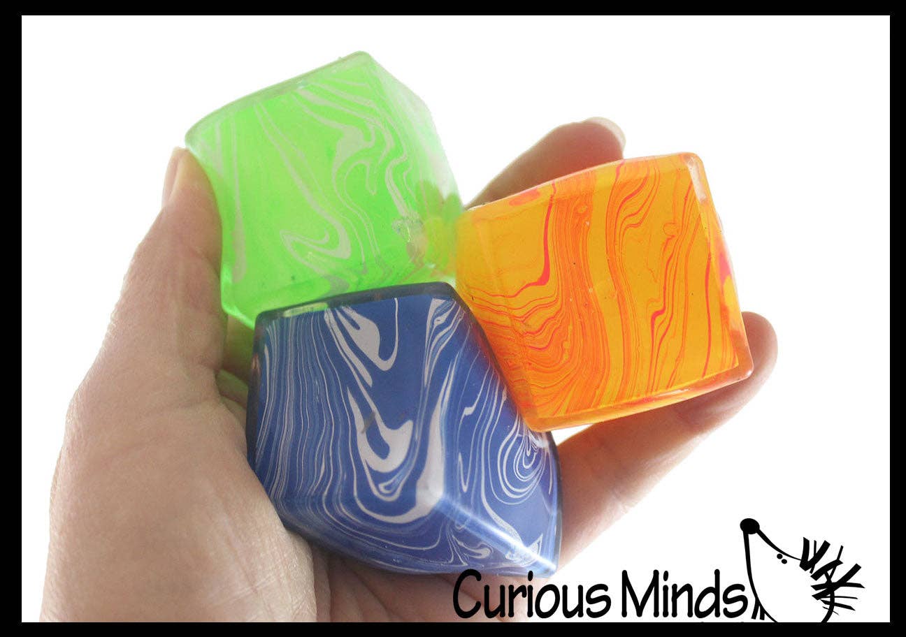 Marbled Sugar Ice Cube Stretch Ball
