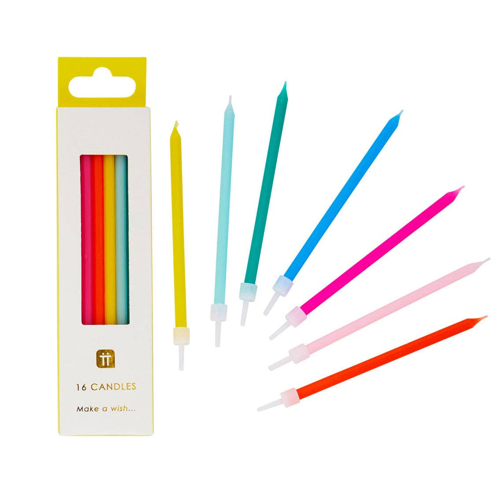 Rainbow Birthday Candles