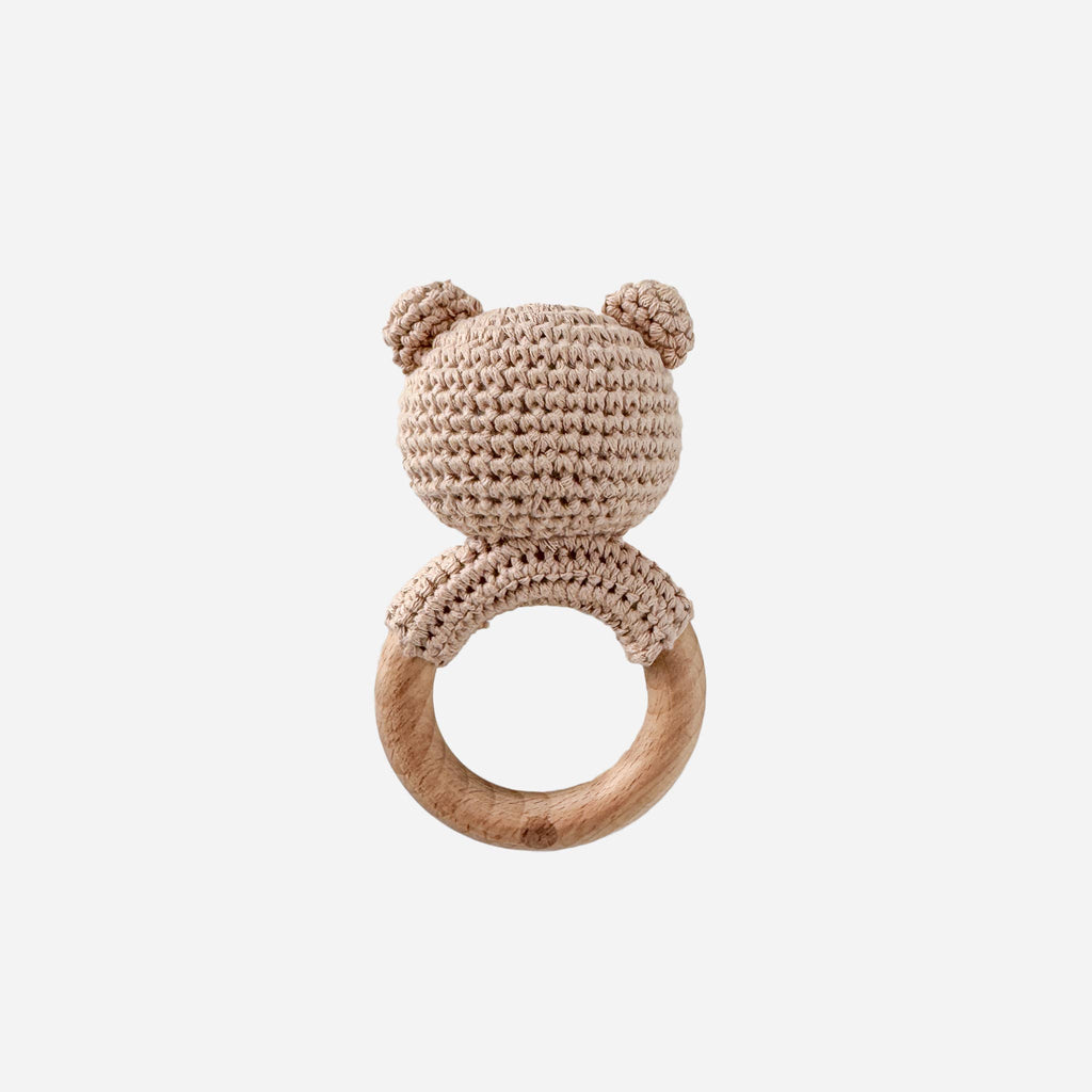 Brown Bear Teether Rattle