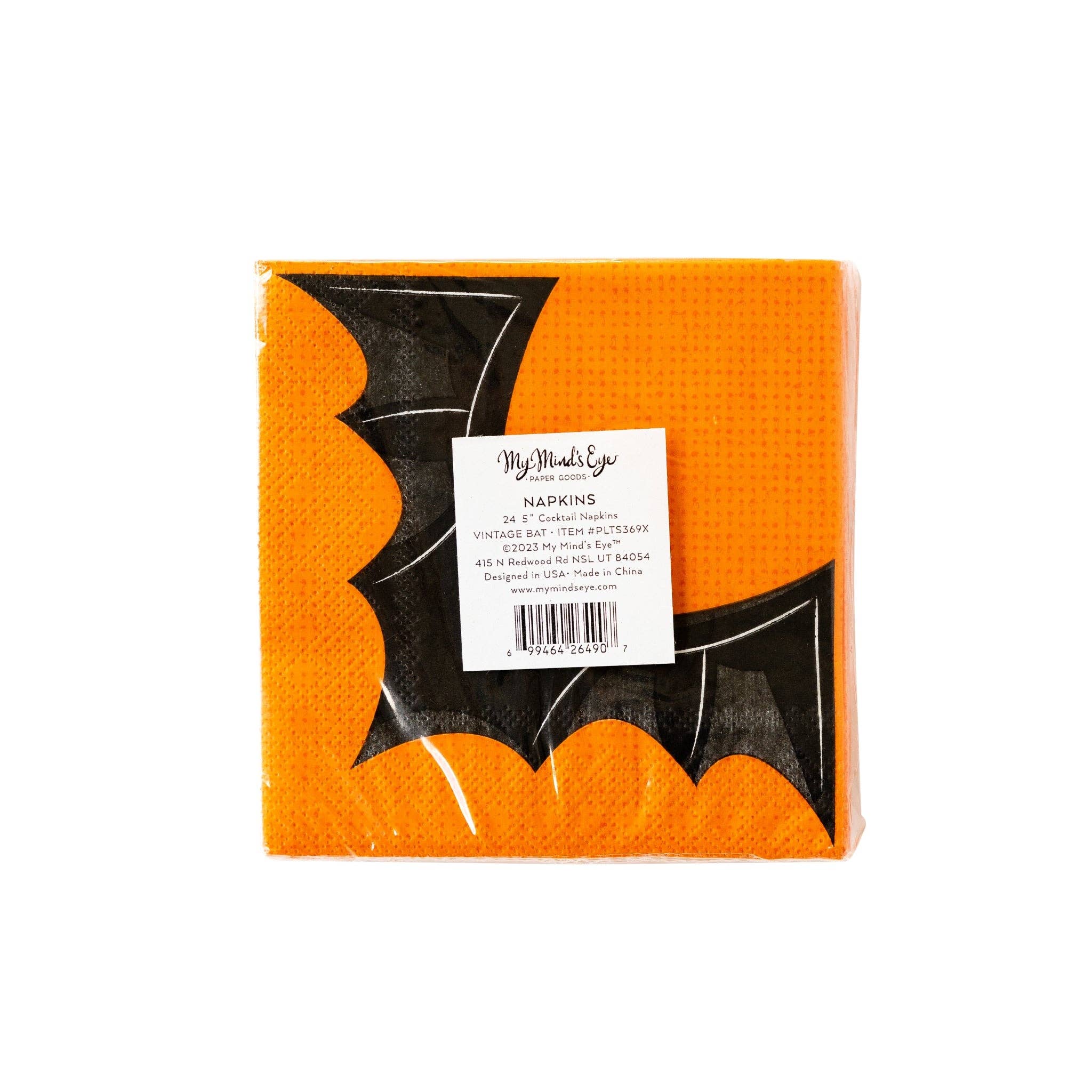 Vintage Bat Paper Cocktail Napkin