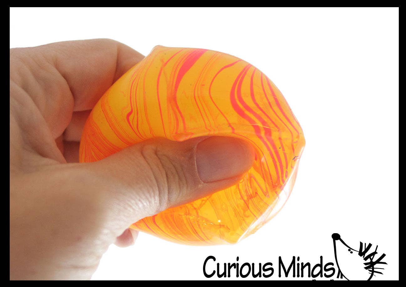 Marbled Sugar Ice Cube Stretch Ball