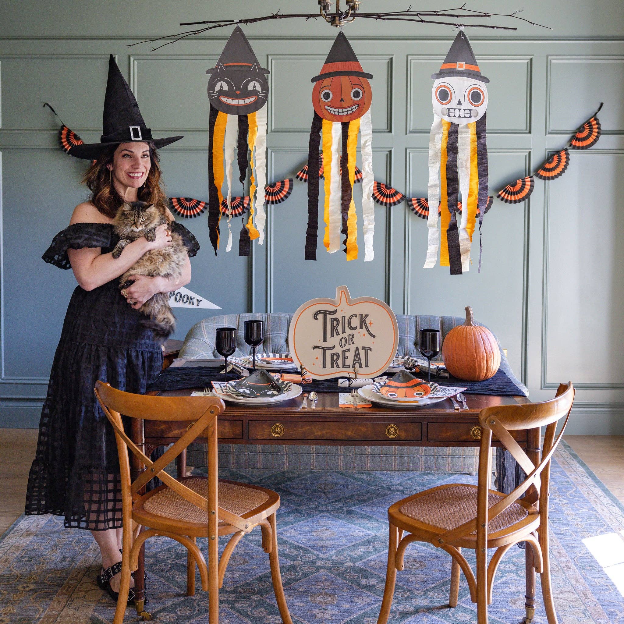 Vintage Halloween Hanging Characters